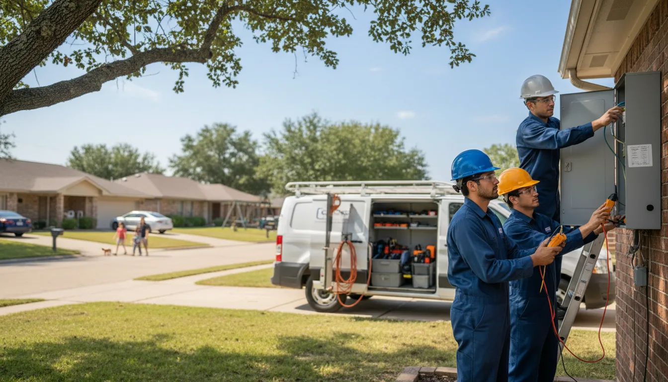 Certified electrician providing emergency electrical services in Chauncey, OH